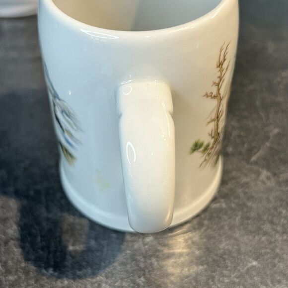 Vintage Plankenhammer Bavaria Pottery‎ Hunting Ibex Mountain Mug Cup Tankard - Picture 4 of 8